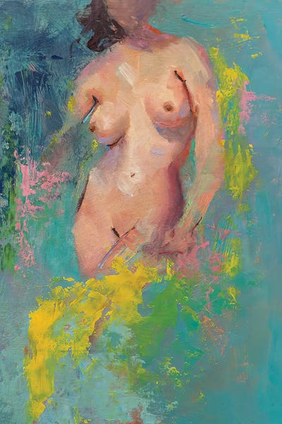 Roberta Murray - Canvas Prints: Eve In The Garden by Roberta Murray