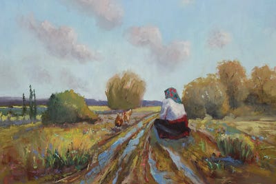 Roberta Murray - Canvas Prints: When Flowers Grew Wild by Roberta Murray