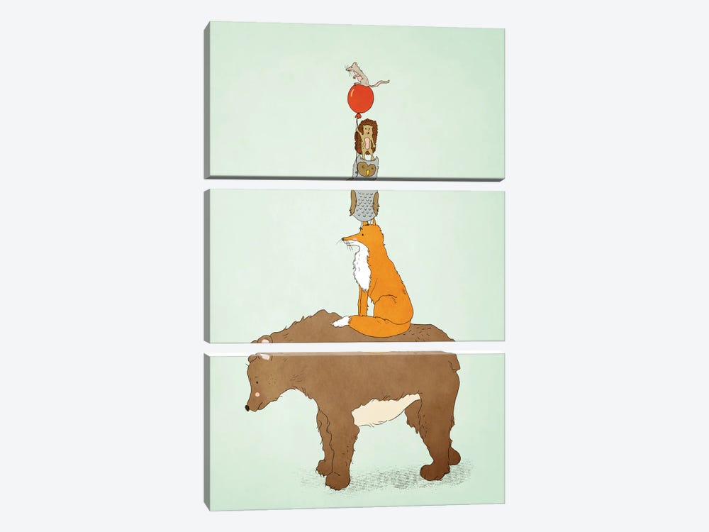 Forest Stack by Roberta Murray 3-piece Art Print
