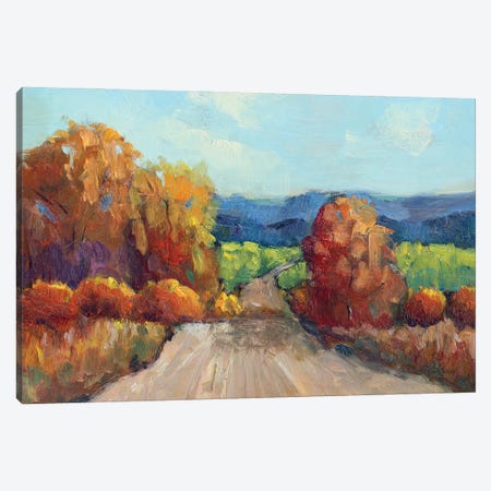 County Road Canvas Print #RMU82} by Roberta Murray Art Print