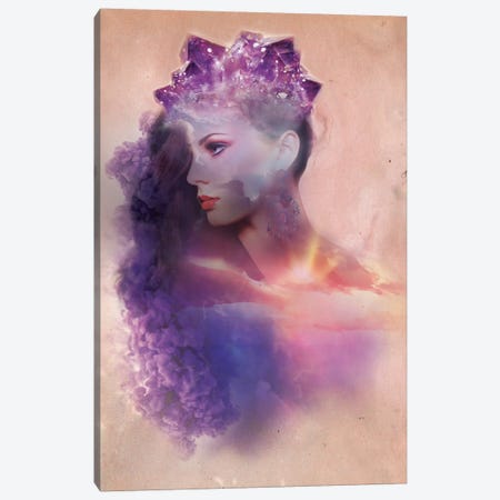 Violet Rays Canvas Print #RMW12} by 5by5collective Canvas Artwork