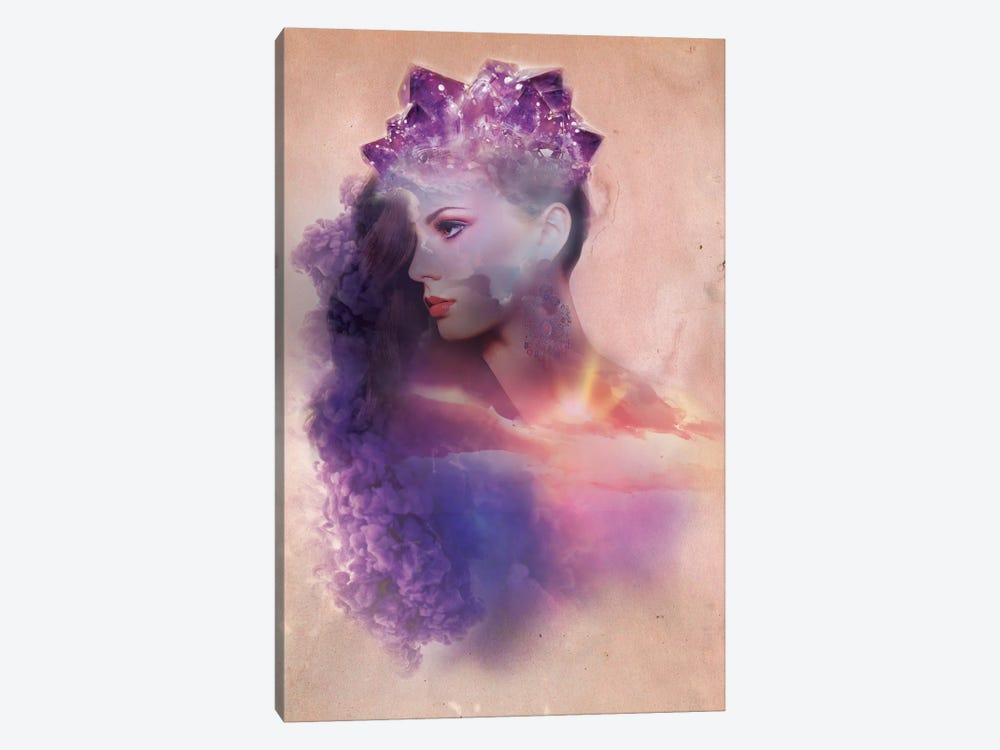 Violet Rays by 5by5collective 1-piece Canvas Print