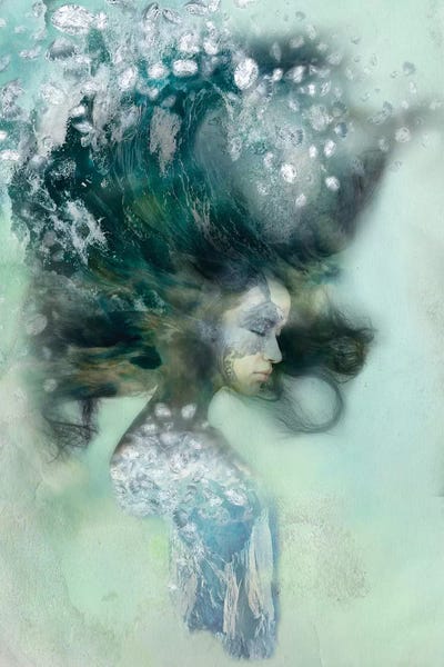 Double Exposure Photography: Emerald Surf by 5by5collective