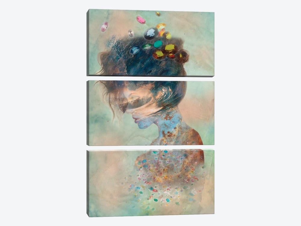 Opalescent by 5by5collective 3-piece Canvas Art