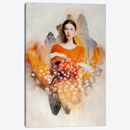 Ruby Bliss Canvas Print #RMW8} by 5by5collective Canvas Art