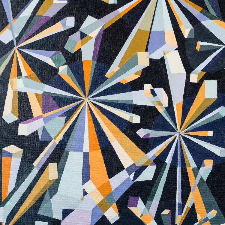 Purple Study  by Rebecca Moy canvas print
