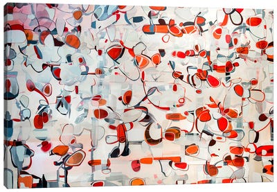 Cherry Blossom II Canvas Art Print - Artwork Similar to Wassily Kandinsky