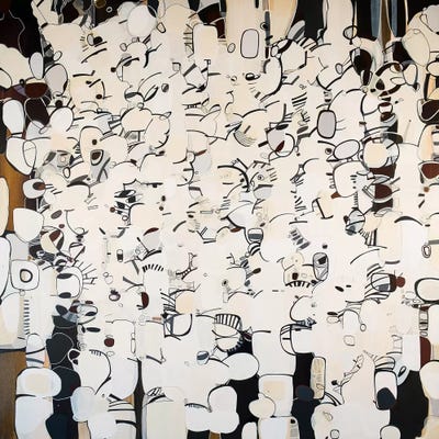 Cotton II by Rebecca Moy framed canvas print