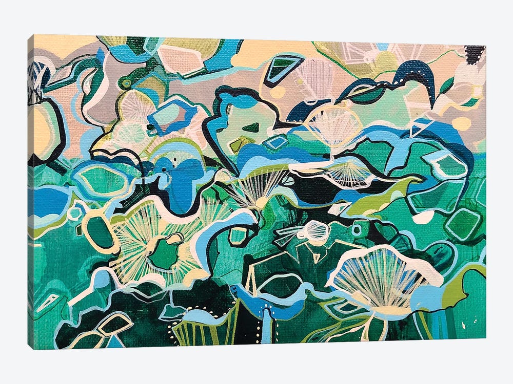 Algae by Rebecca Moy 1-piece Canvas Art Print