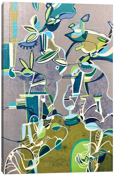 Seaweed Canvas Art Print - Artwork Similar to Wassily Kandinsky