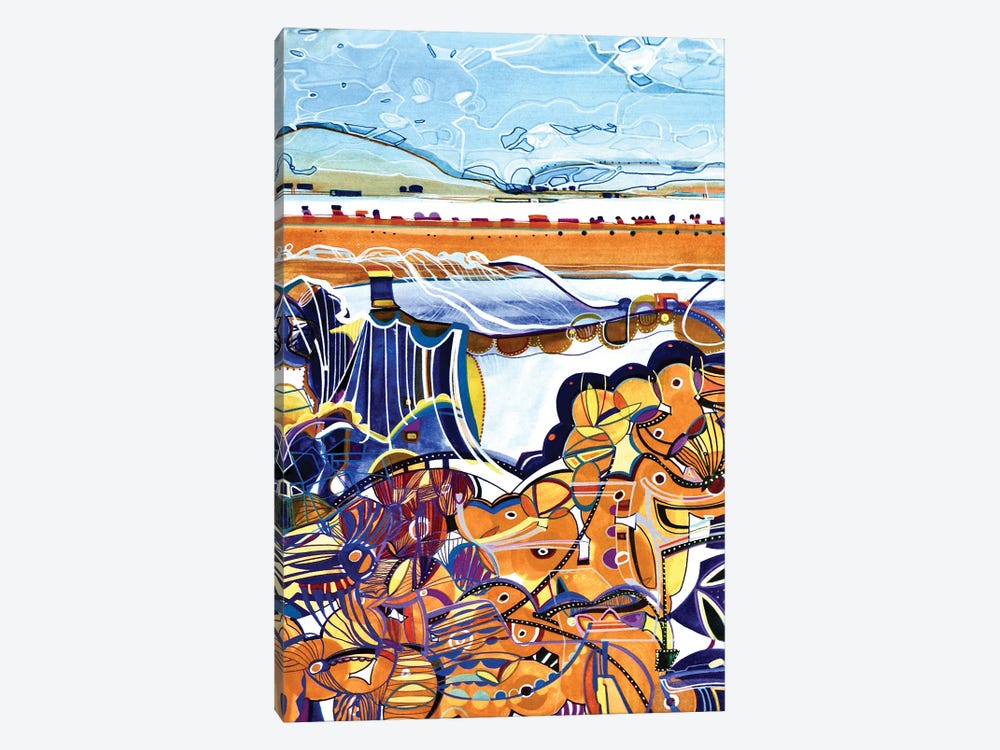 Coastal by Rebecca Moy 1-piece Canvas Print