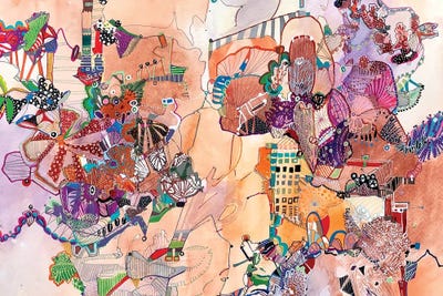 City Jungle by Rebecca Moy art print