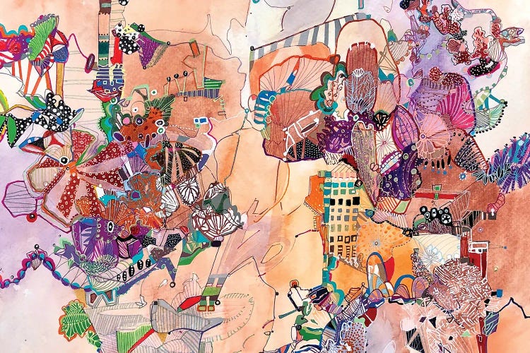 City Jungle by Rebecca Moy wall art