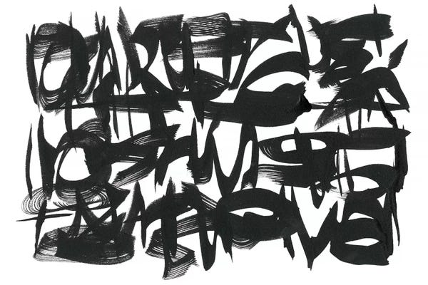 Large Black & White Art - Canvas Prints: The Collective Unconsciousness II by Renée Stramel