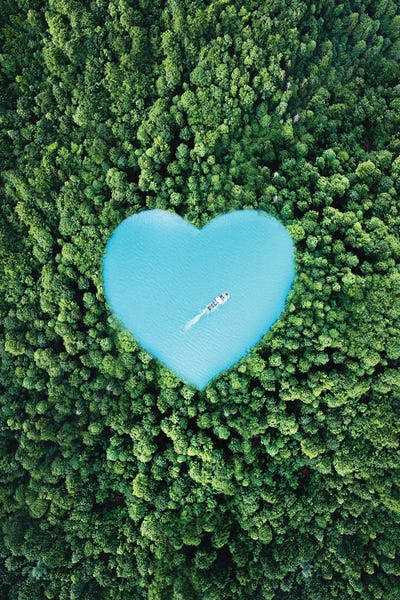 Less Is More: Heart Lake by Ruvim Noga