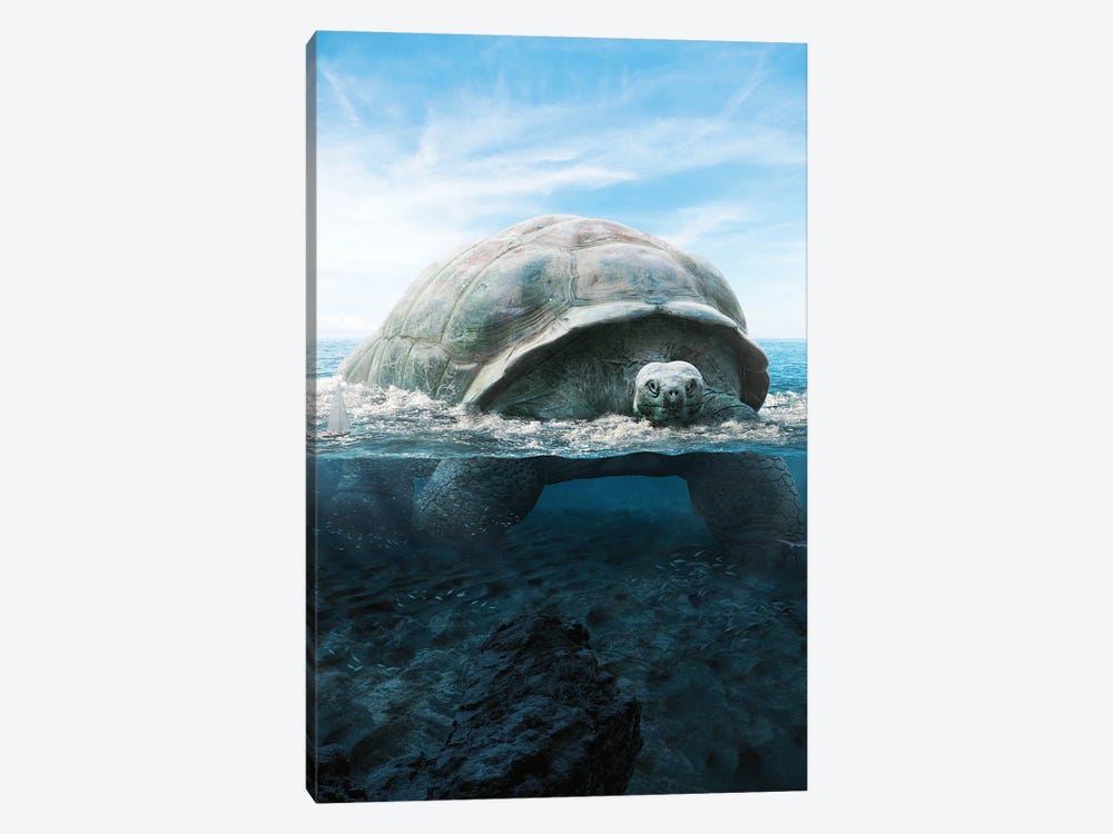 Mega Turtle by Ruvim Noga 1-piece Art Print