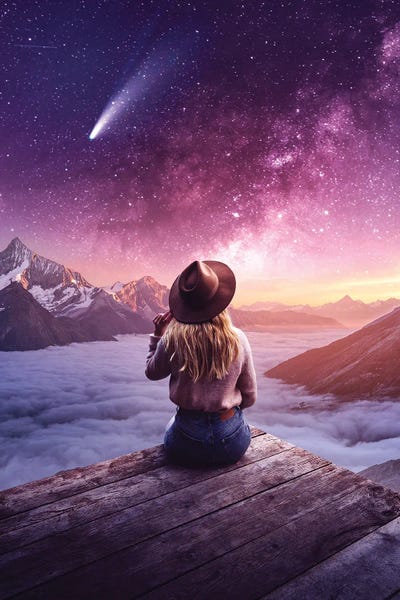 Make A Wish by Ruvim Noga framed wall art