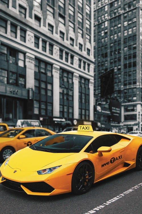 Lamborghini Taxi by Ruvim Noga wall art