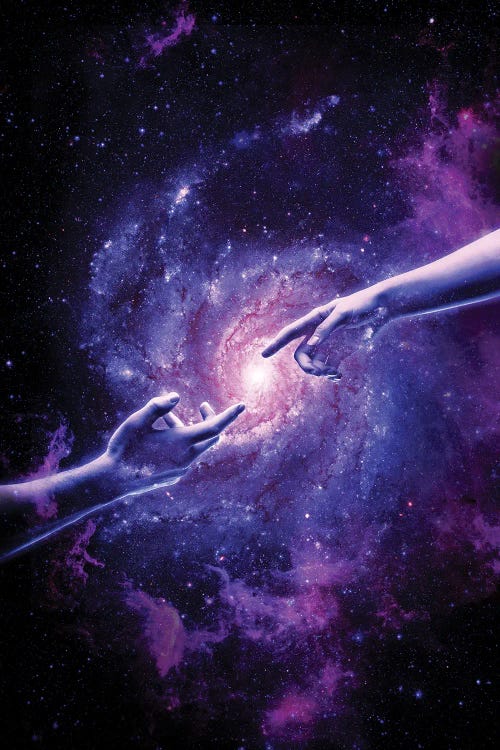 Forming Of Galaxies by Ruvim Noga wall art