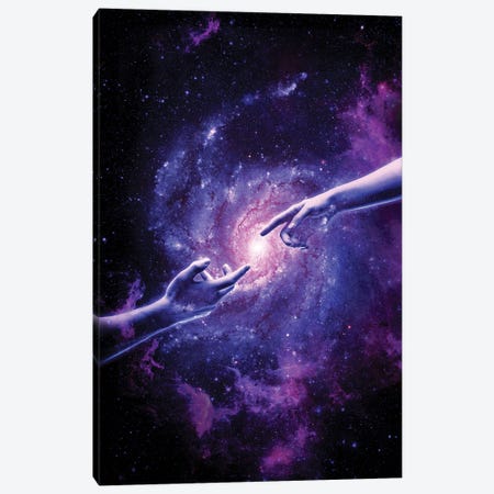 Forming Of Galaxies Canvas Print #RNG46} by Ruvim Noga Canvas Art