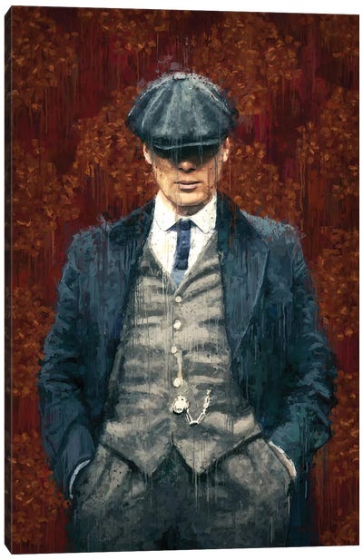 Tommy Shely Canvas Art Print - Peaky Blinders