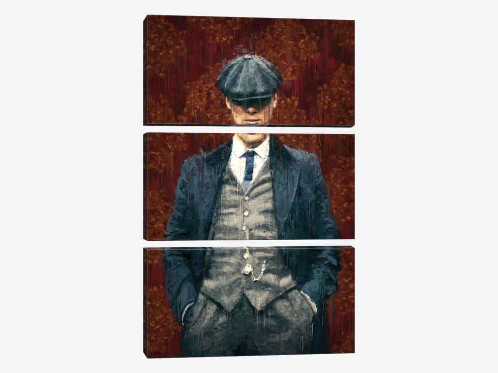 Tommy Shely by Ruvim Noga 3-piece Canvas Wall Art