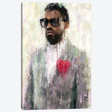 Kanye Canvas Print #RNG50} by Ruvim Noga Canvas Wall Art