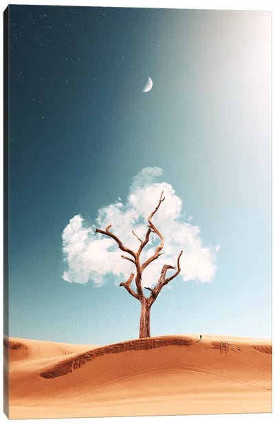 Cloud Tree Canvas Art Print