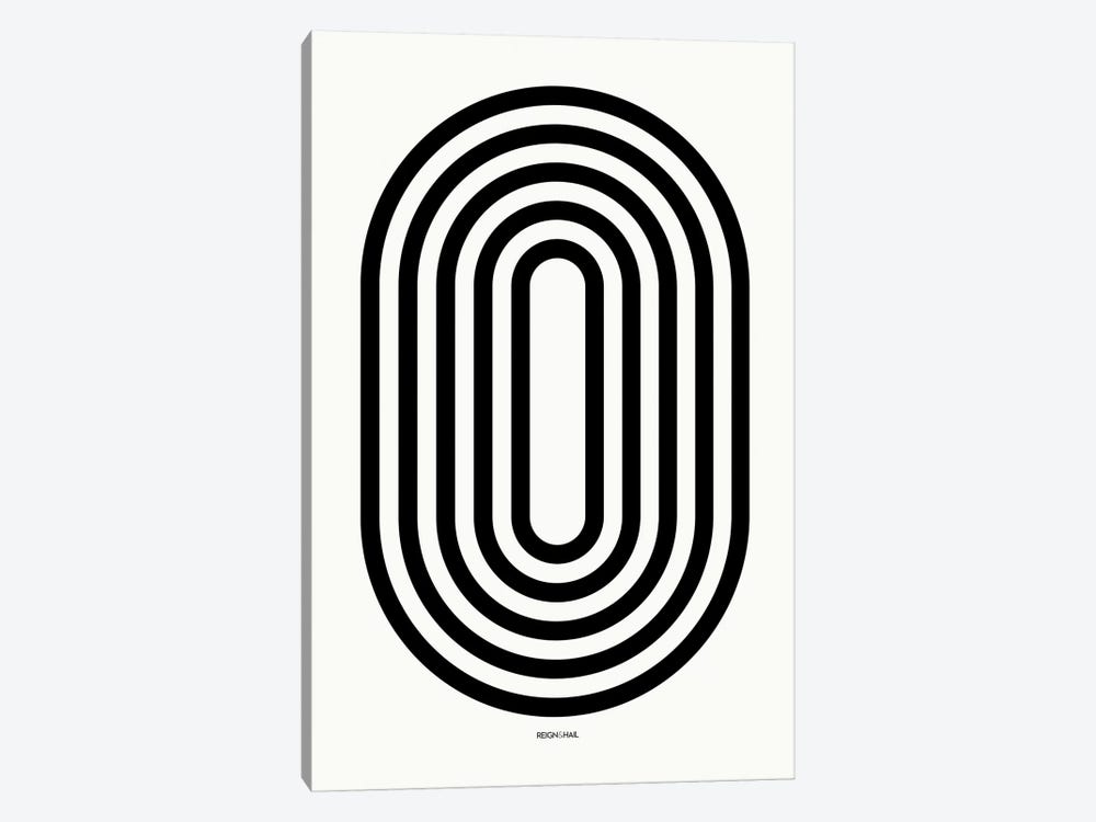 O Geometric Letter by Reign & Hail 1-piece Art Print