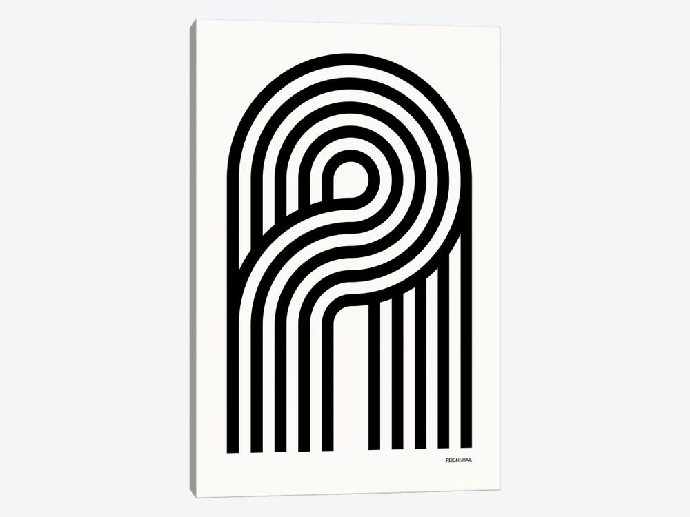 A Geometric Letter by Reign & Hail 1-piece Art Print