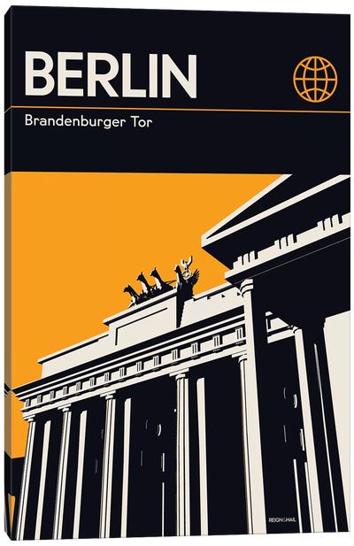 Berlin Canvas Art Print - The Brandenburg Gate