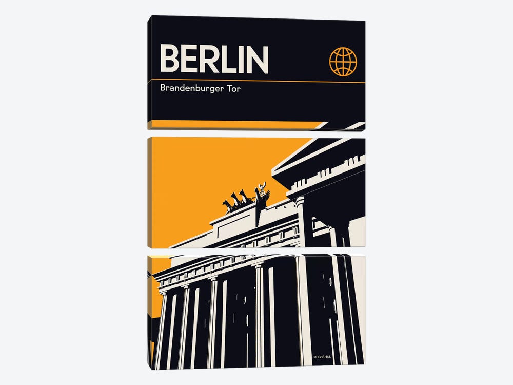 Berlin by Reign & Hail 3-piece Art Print