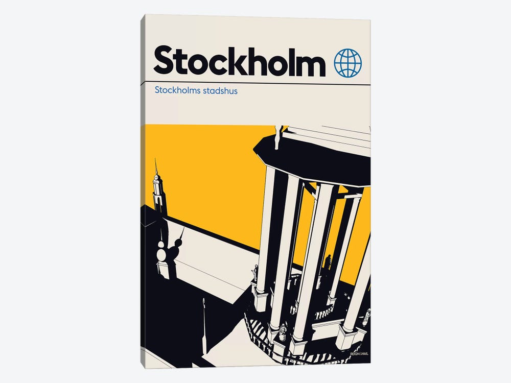Stockholm by Reign & Hail 1-piece Canvas Print