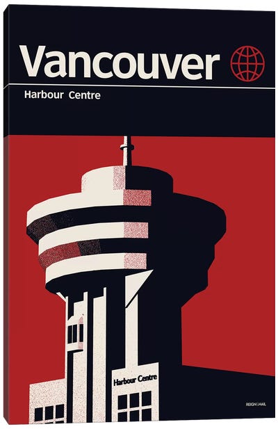 Vancouver Canvas Art Print - Vintage Travel Posters