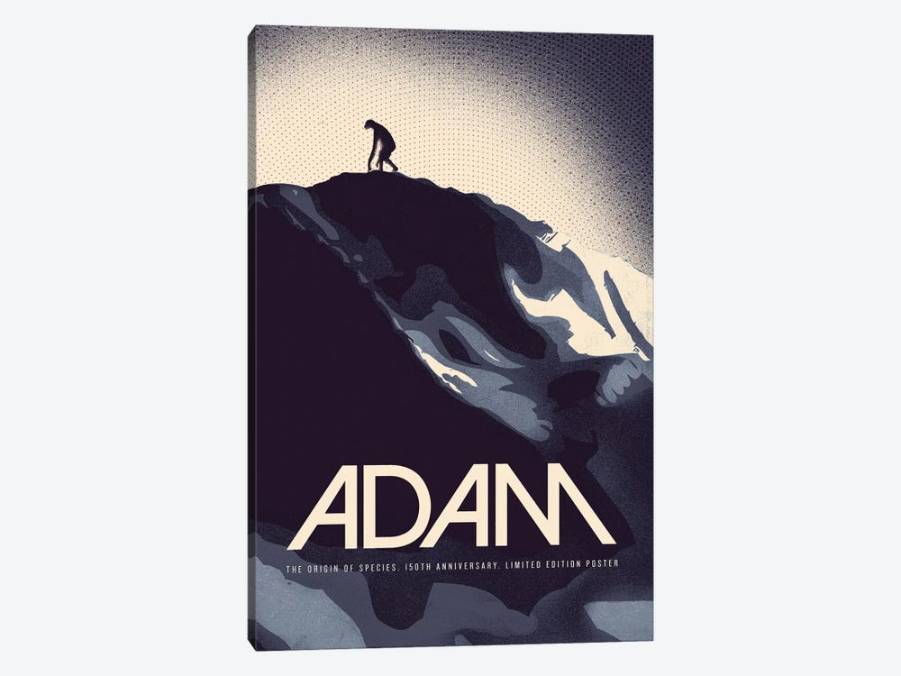 Adam - Darwin Print by Reign & Hail 1-piece Art Print
