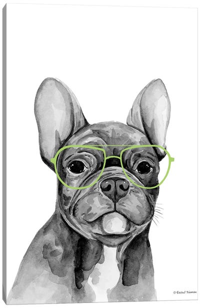 Smart Dog Canvas Art Print