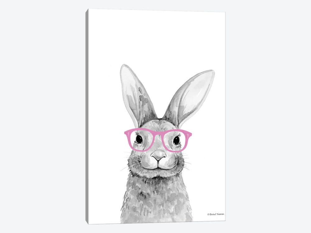 Smart Rabbit by Rachel Nieman 1-piece Art Print
