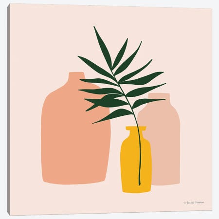 Modern Graphic Vases Canvas Print #RNI123} by Rachel Nieman Art Print