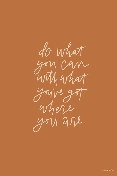 Do What You Can   