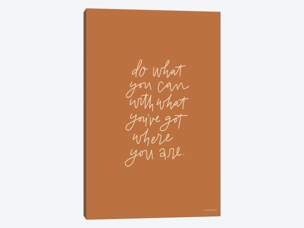 Do What You Can    by Rachel Nieman 1-piece Canvas Print