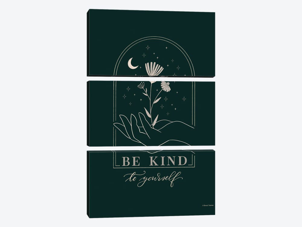 Be Kind To Yourself by Rachel Nieman 3-piece Canvas Print