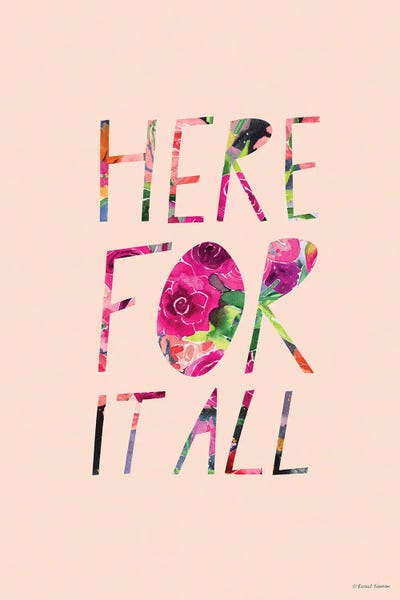 Here For It All II by Rachel Nieman multi panel art