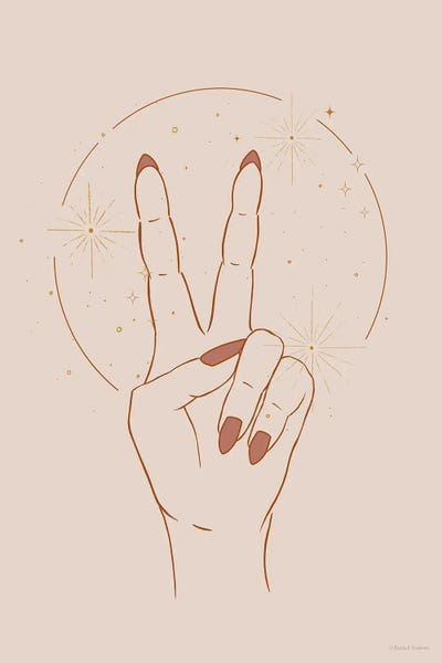 Peace Signs: I Am At Peace in This Space by Rachel Nieman