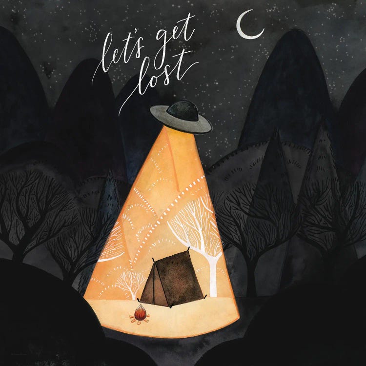 Let's Get Lost by Rachel Nieman wall art