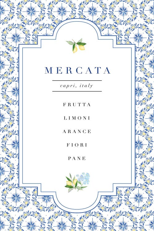 Mercata by Rachel Nieman wall art