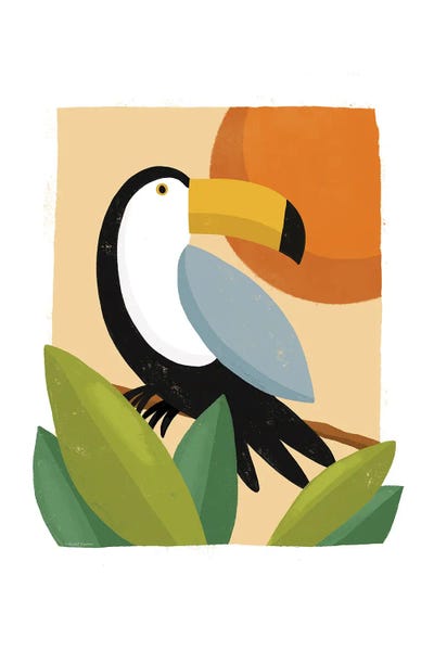 Toucans: Jungle Sunset by Rachel Nieman