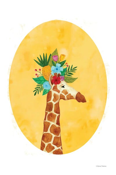 Giraffes: Tropical Giraffe by Rachel Nieman
