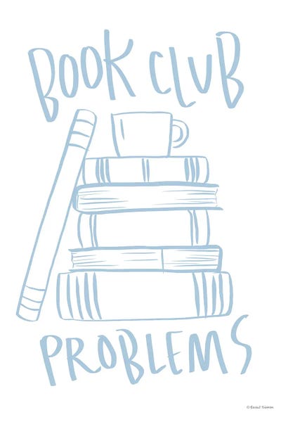 Canvas Art Prints: Book Club Problems by Rachel Nieman