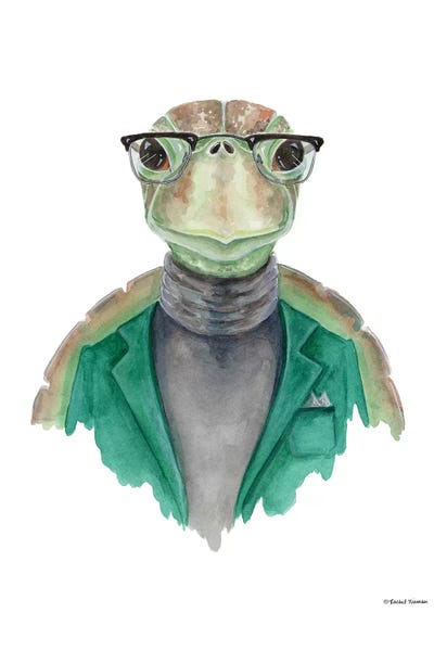 Turtles: Turtle In A Turtleneck by Rachel Nieman