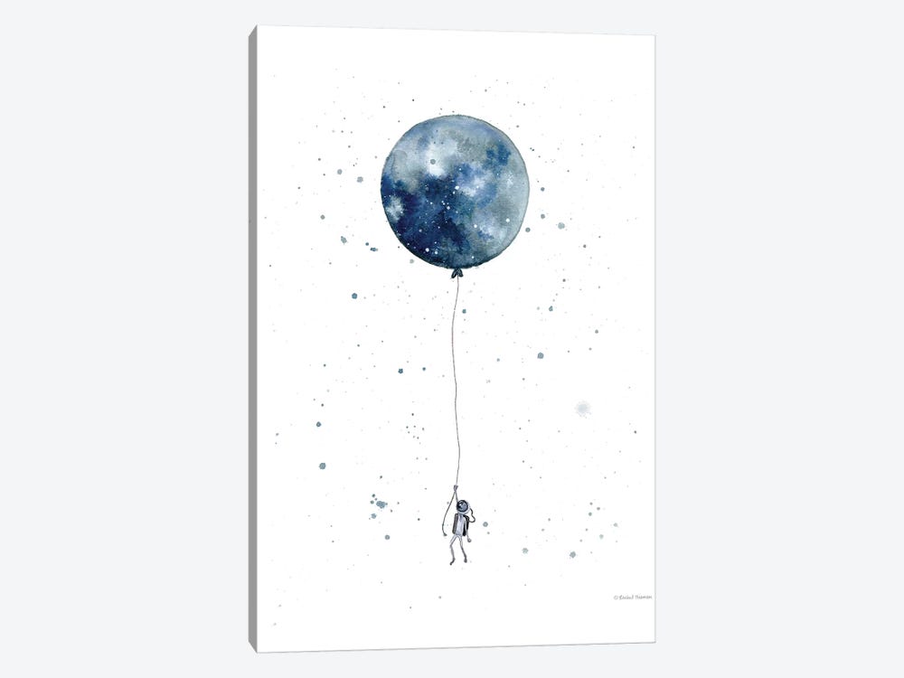 Moon Balloon by Rachel Nieman 1-piece Canvas Print